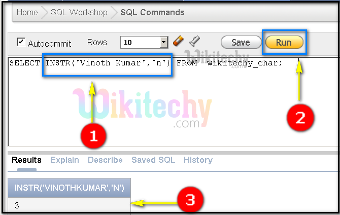  oracle character function instr condition